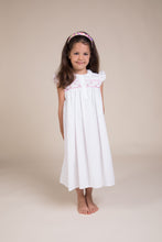 Load image into Gallery viewer, Long Smocked Rose Flower Night Dress - MiniSmock
