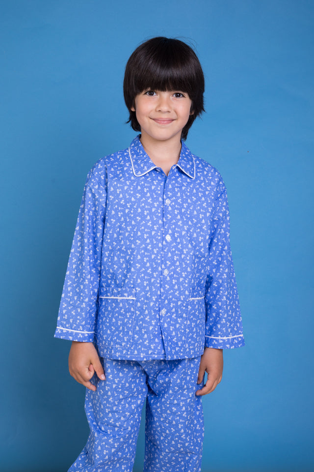 Long Boy’s Smocked PJ - MiniSmock