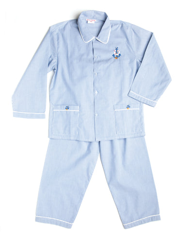 Long Boy’s Smocked PJ - MiniSmock