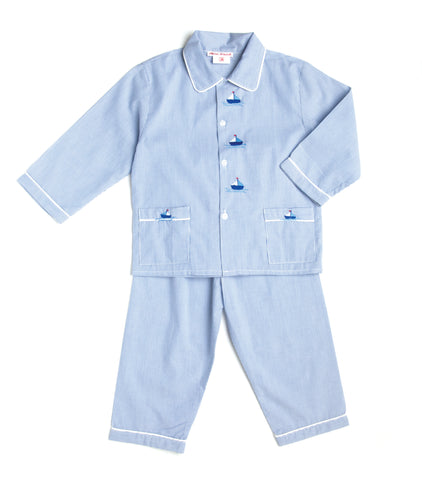 Long Boy’s Smocked PJ - MiniSmock