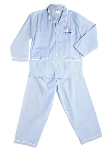 Long Boy’s Smocked PJ - MiniSmock